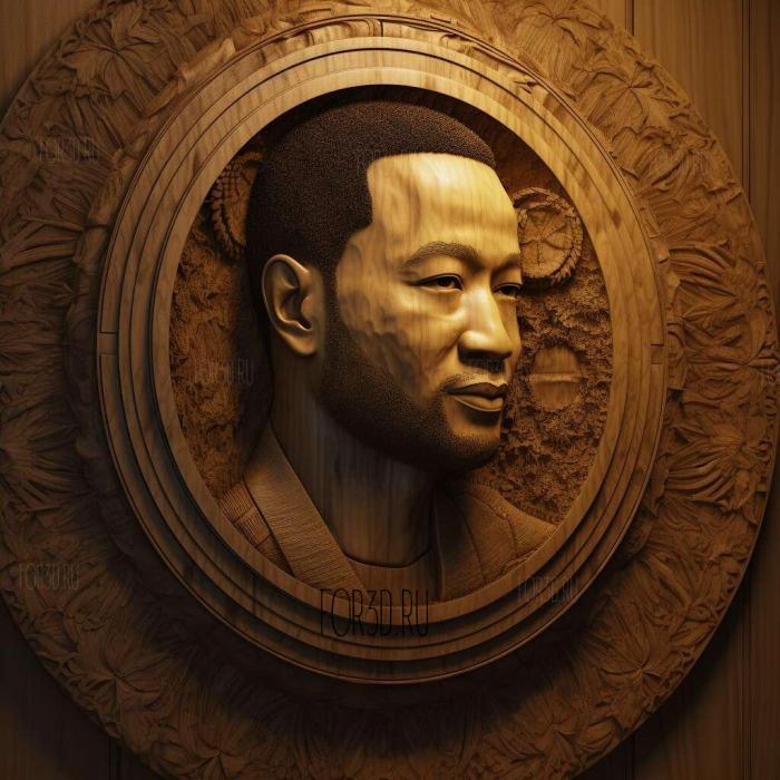 John Legend 1 stl model for CNC